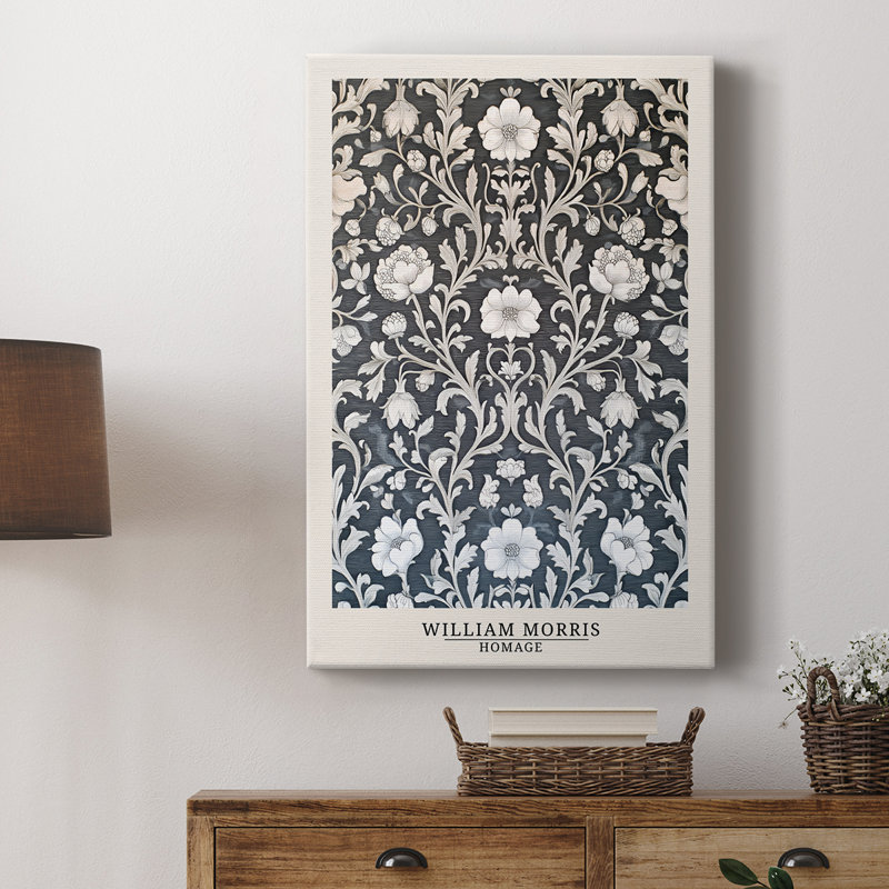 Wm Morris Series DCXC III - Galas enveloppés de galerie, H 48 po x l 32 po