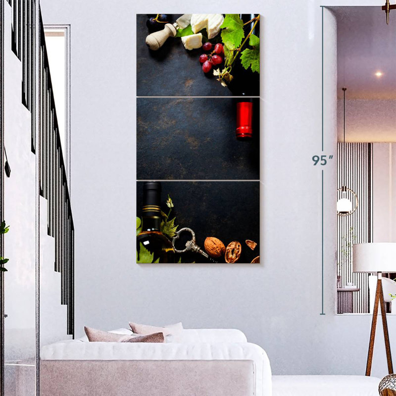 Wine Pairing Table, 80" H x 39" W