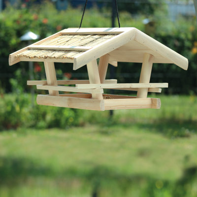 Baylon Wood Suspended Feeding Station
