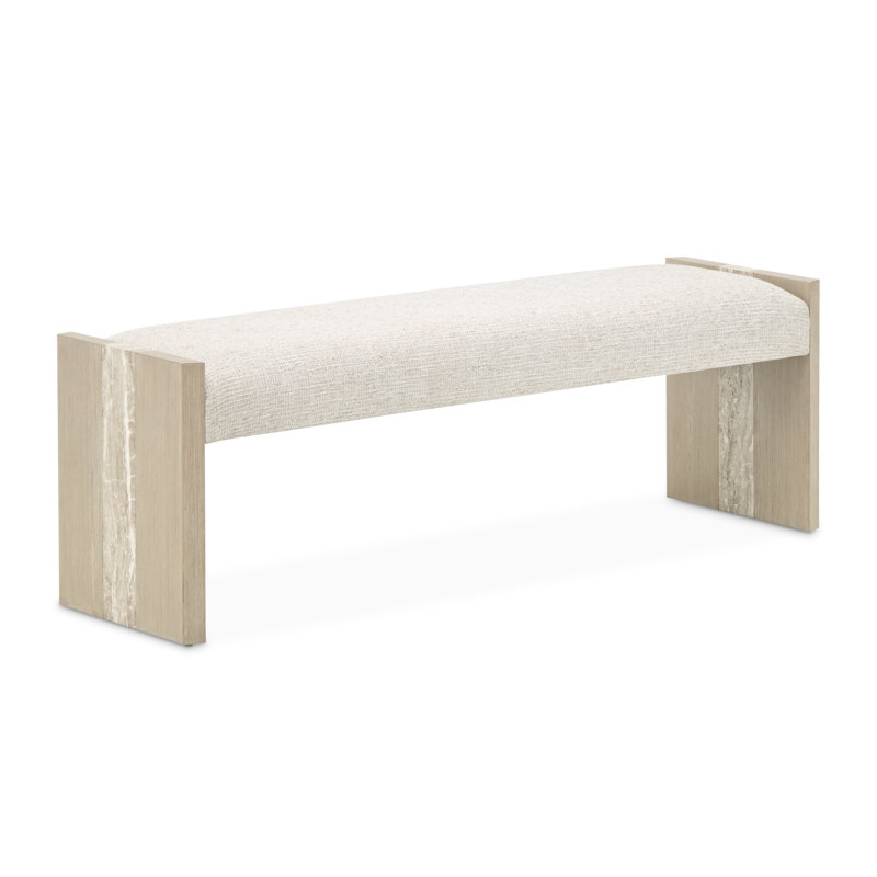 Lotus Bay Accent Bench - Sand