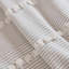 Rideau de douche en jacquard de coton gris 72 x 72 po, pompon-375920153