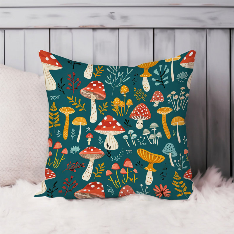 Botanical Mushroom Dream III Modern, 20"H x 20"W