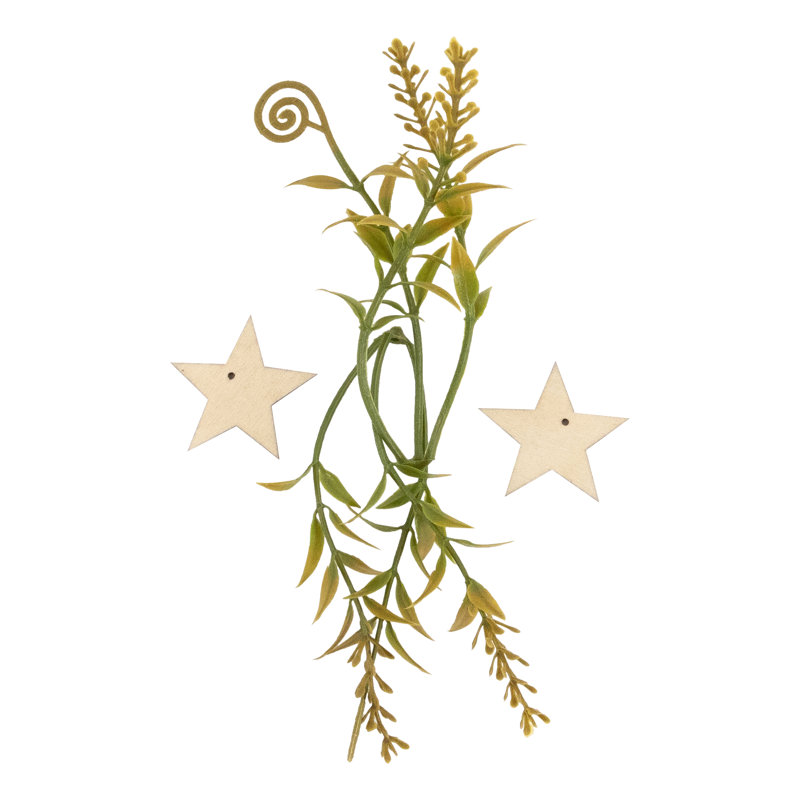 Ornaments Pinecones And Stars Christmas Decorations - 6"