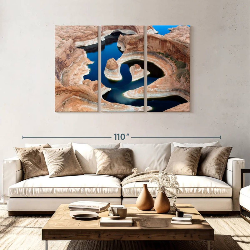 Lake Powell From Above, 48" H x 74" W