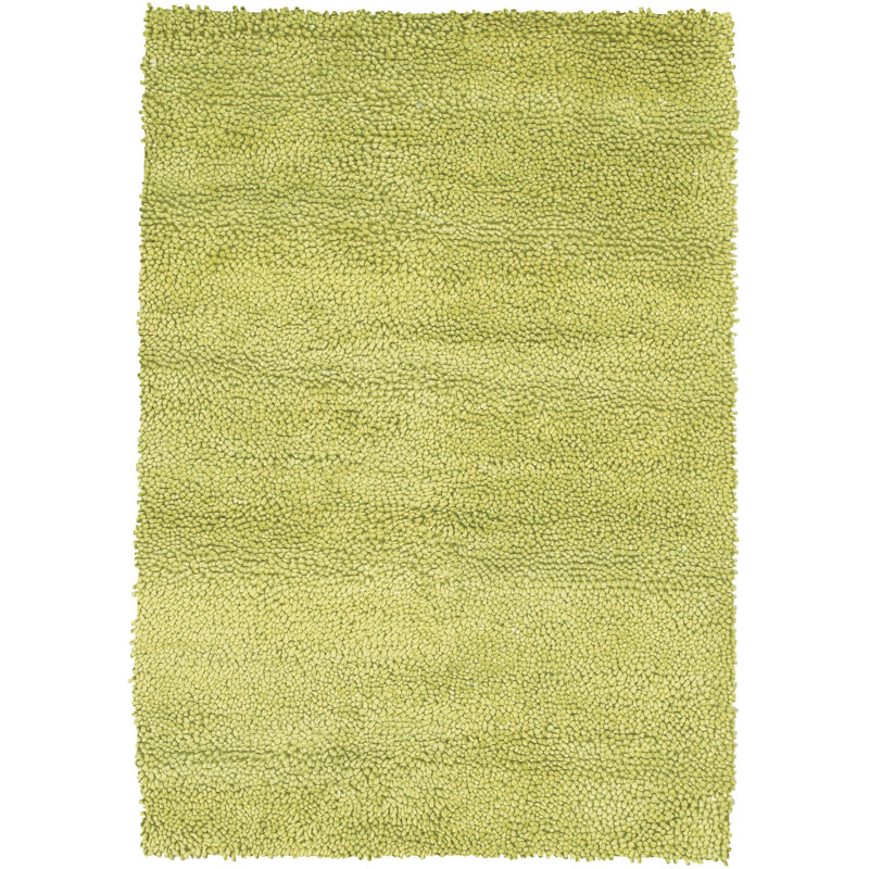 Handmade Plush Shag Wool Rectangular Rug 5' x 7'6"