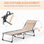 Chaise longue pliante rembourrée-488966833