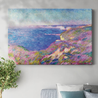 Cliff near Dieppe, 1897-Gallery Wrapped Canvas