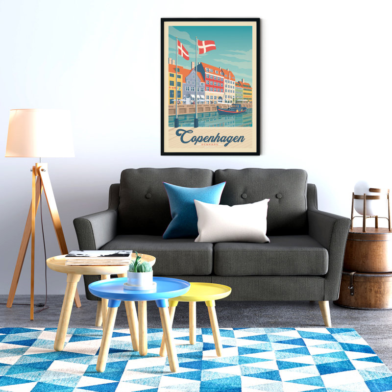 Copenhagen - No Frame Print, 70cm H x 50cm W