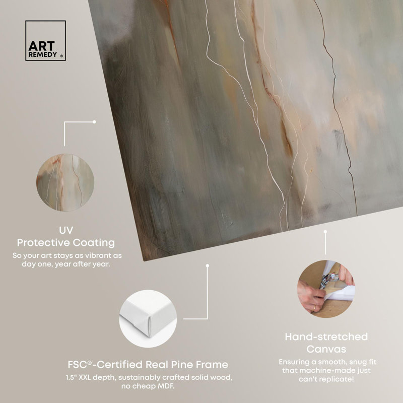 Toile «Fiery Traces IV» par Art Remedy, H 15 po x l 10 po, Toile tendue