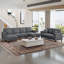 4 Seater Corduroy Sofa & Chaise-1306249386