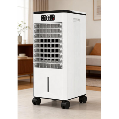 1.84 Gal Evaporative Air Cooler,3 Speeds & 3 Mode, With Ice Packs