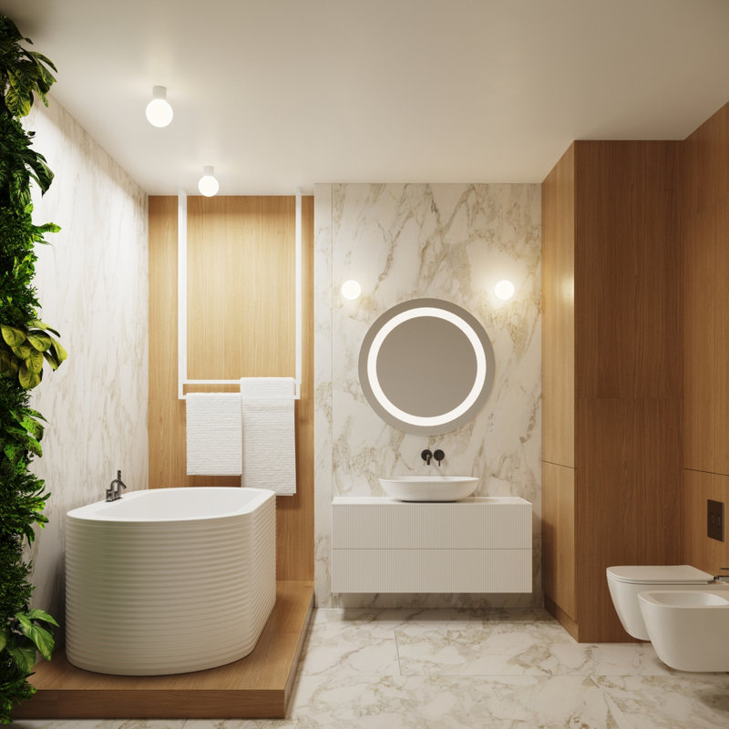 Halo Aluminium Flush Mount, White