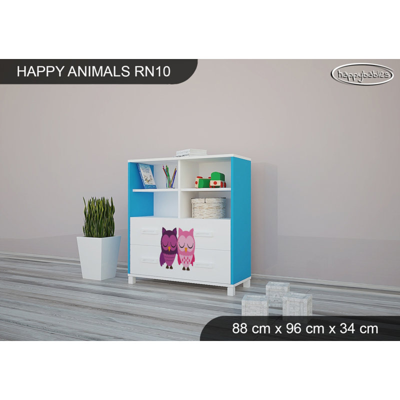 88cm W Kids Cube, Blue