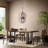 6 - Light Dimmable Lantern Cylinder Chandelier