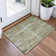 Machine Washable Indoor/Outdoor Xhevrie Khaki Rug
