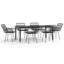 Fokko 6 - Person Patio Dining Set with Rectangular Table-46374153