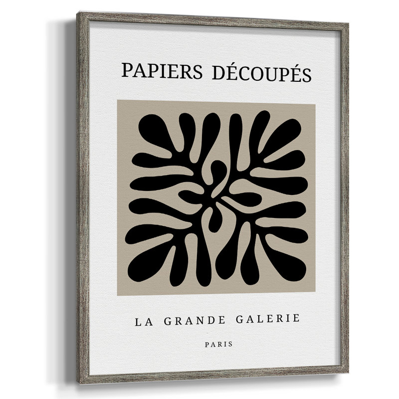 Matisse CECXC III, reproduction d'art encadrée - bois massif, H 30 po x l 24 po
