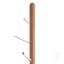 Freestanding 6 - Hook Coat Stand
