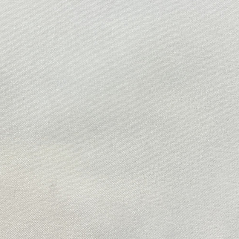 Chenille Fabric, White