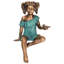 Bridgette with Bird Little Girl Garden Statue