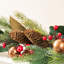 6FT Christmas Bell, Pinecone & Berry Bow Garland