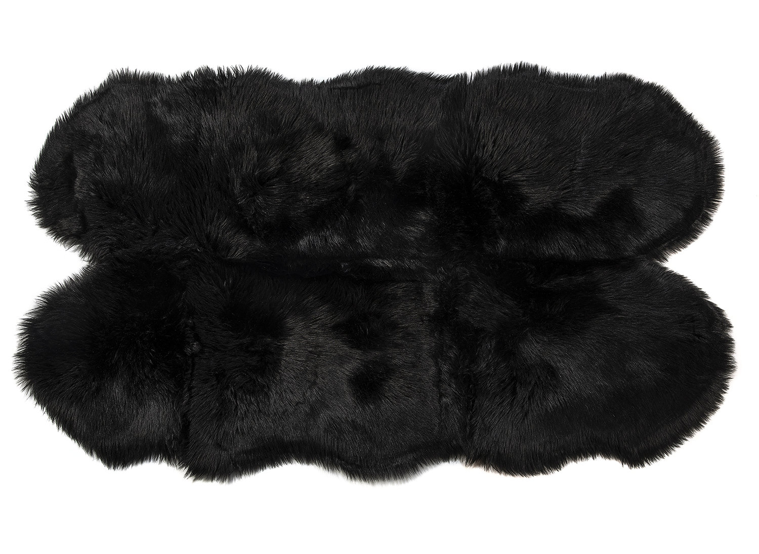 Walk On Me Quad Pelt Black Area Rug - 3' x 5' | Wayfair