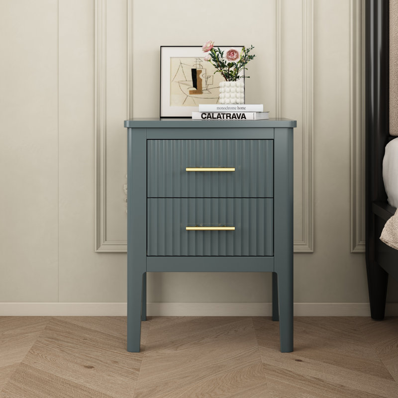 Tharptown 45cm W Bedside Table, Grey