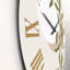 Abstrait soleil et lune avec feuille verte III - horloge murale moderne-60328272