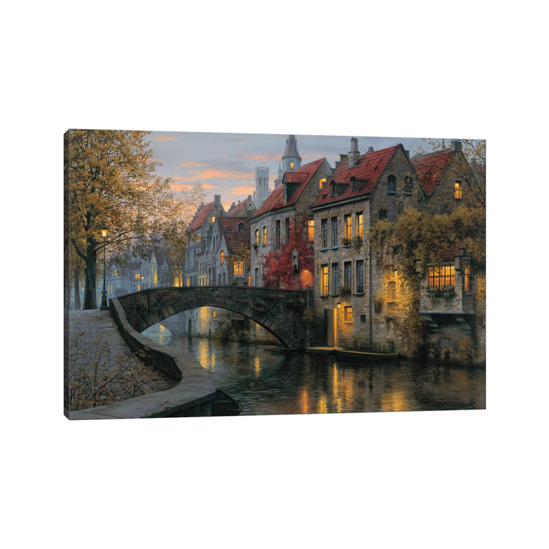 «Silent Evening», reproduction de photo, Toile tendue, H 12 po x l 18 po x 1,5 po