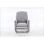 Chaise berçante en coton et lin avec repose-pieds réglable-1295063854