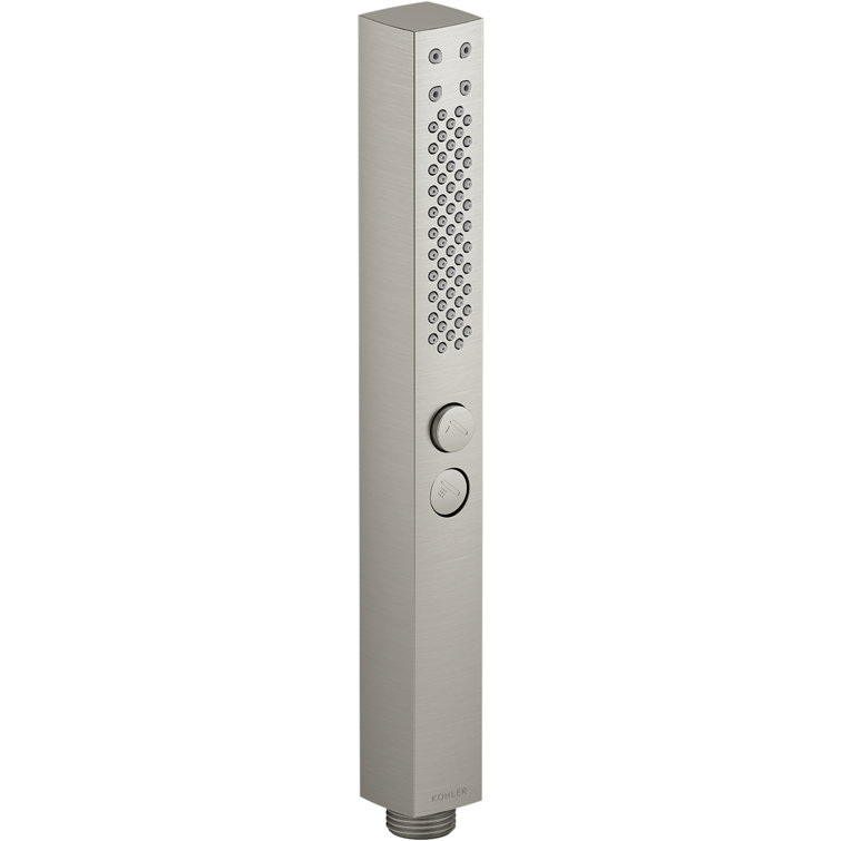 Shift + Square Two-Function Handshower, Multi-Function Handheld Shower Head, 2.5 GPM