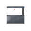 Grand réservoir d'aquarium rectangulaire simple gris-106846397