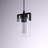 Hicklin 1-Light Modern Dimmable Cylinder Pendant Light with Clear Glass Shade-720568635