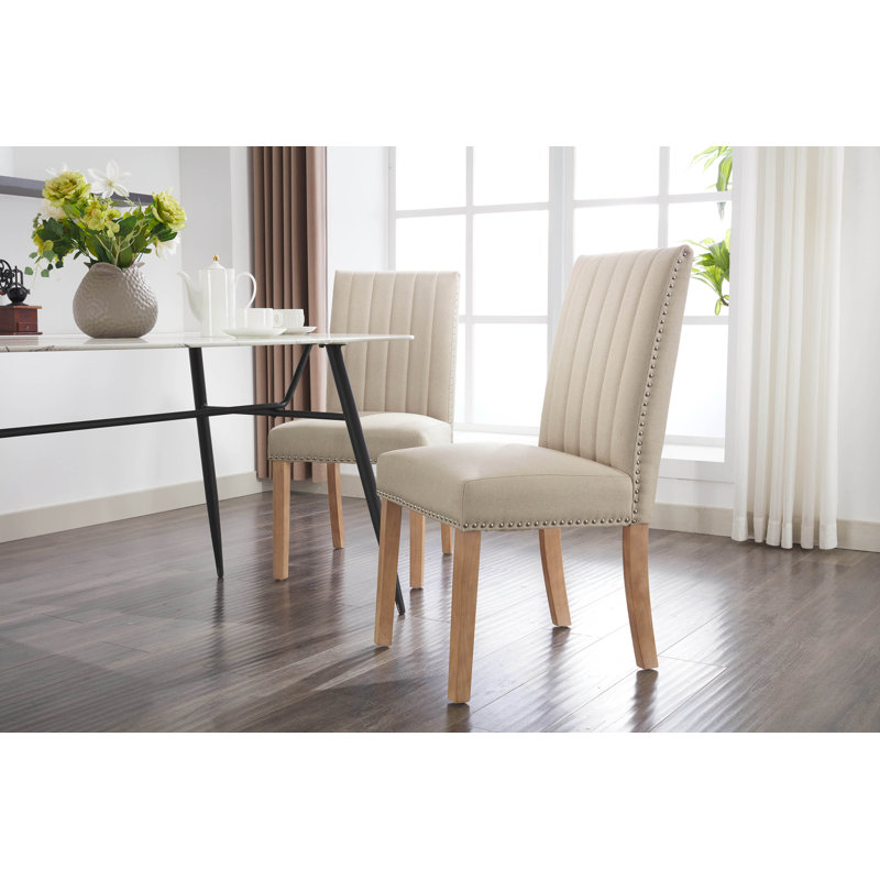 Chaise de salle à manger Arvillia, Beige