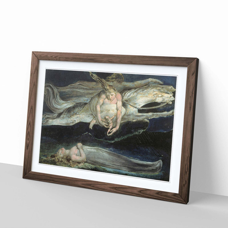 William Blake - Single Picture Frame Painting, Walnut