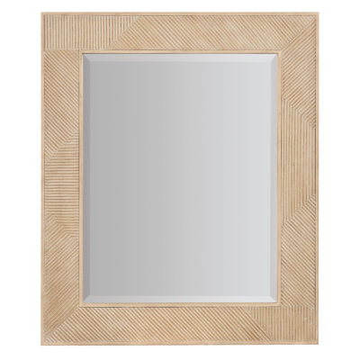 Retreat Wood, Resin Rectangle Wall Mirror