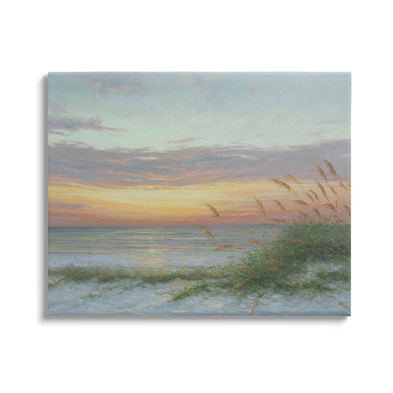«Coastal Beach Summer Sunset» par Martin Figlinski, H 16 po x l 20 po x P 1,5 po