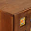 Solid Wood Rectangle Accent Cabinet