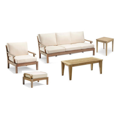 Sack Outdoor Teak Conversation Set