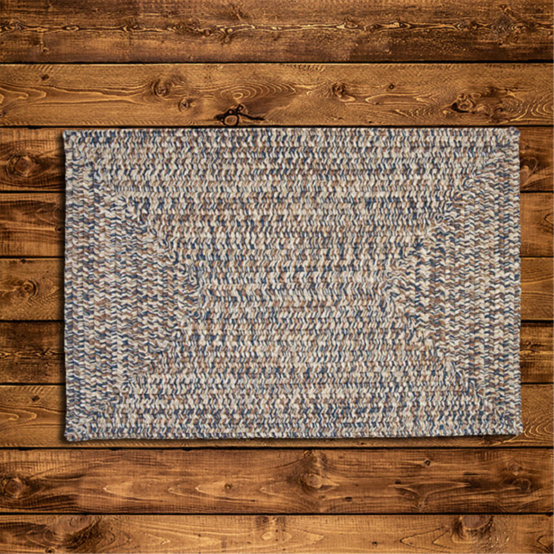 Tapis intérieur / extérieur Tabb - bleu lac, Rectangle 2 pi x 3 pi