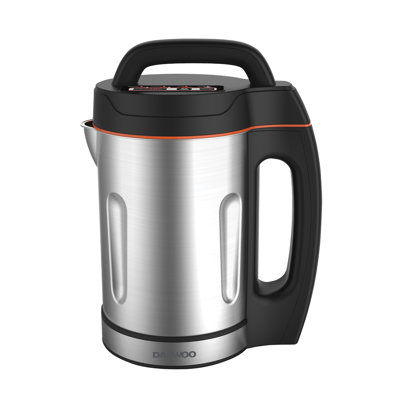 Daewoo Stainless Steel Digital Soup Maker & Food Warmer Vegetable Mixer Smoothie 1000W, 1.6L Smooth, Chunky Or Juice Blend