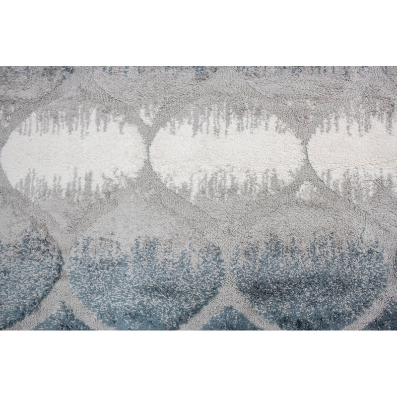 Aaeden Geometric Indoor Rug, Rectangle 5'4" x 8'