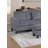 Sectional Set With Storage Ottoman-249931036