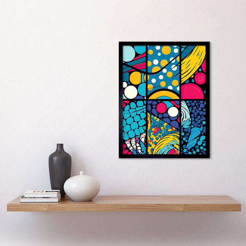 Alejondro Abstract Bubbles - Single Picture Frame Print