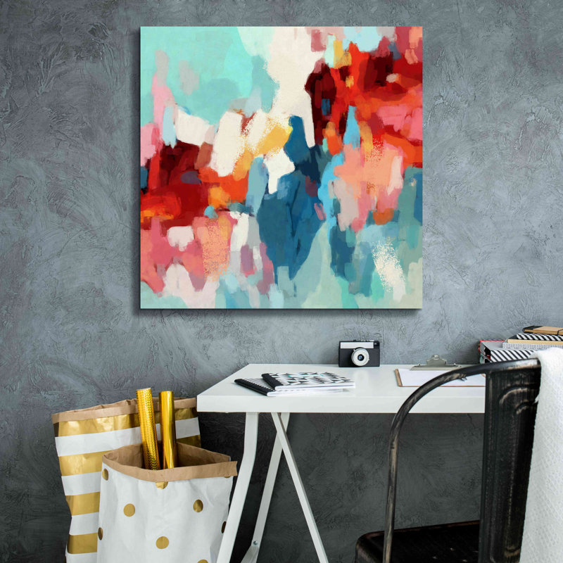 «Abstraction 2» par Christov Art, estampe numérique sur toile, H 26 po x l 26 po x P 1,5 po