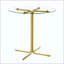 Ensemble de table de bar et tabourets Modern, table de pub ronde avec plateau en verre avec base chromée et 2 tabourets de bar en cuir de polyuréthane gaufré crocodile avec hauteur réglable et pivotant, ensemble bistro Home Bar-1701824942-1701824943-1701824949