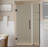 Belmore Hinged Frameless Shower Door-100895649-100895652