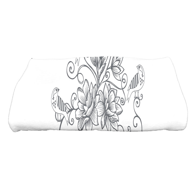 Everill Bath Towel, Gray