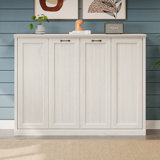 Horizontal Murphy Bed, Hideaway Wall Bed, Folding into Cabinet