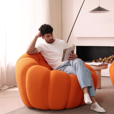  Fauteuil d'appoint rembourré 48,43 po Cenie, sans assemblage requis